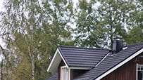 Композитная кровля частного дома