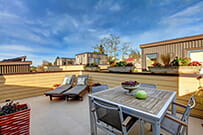 Зона отдыха на крыше