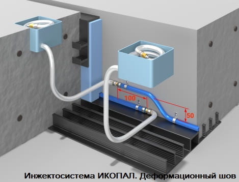 Инжектосистема ИКОПАЛ. Деформационный шов